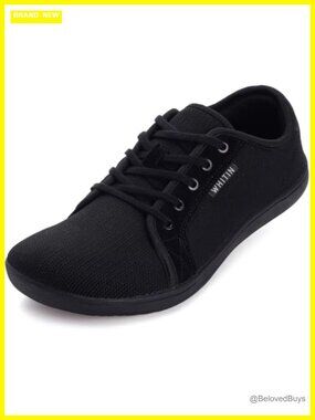 Women's Barefoot Running Shoes Zero Drop Wide Toe Box Knit Slip-On